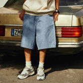 Vintage Straight Denim Short